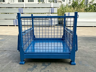 Collapsible stillage cage