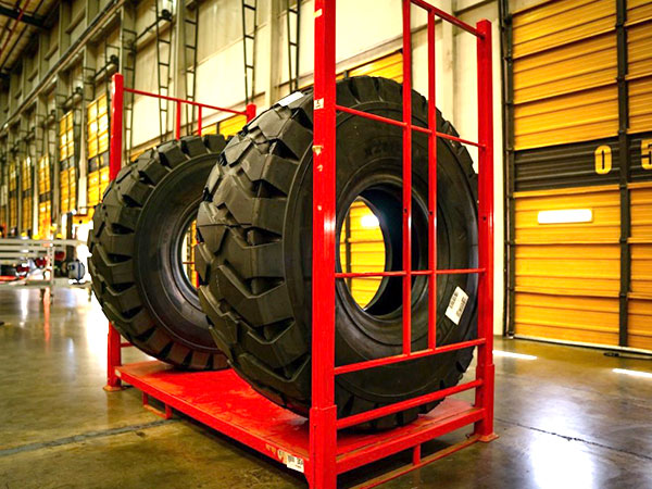 OTR Tire storage rack