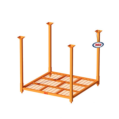 Post Pallet with Mesh