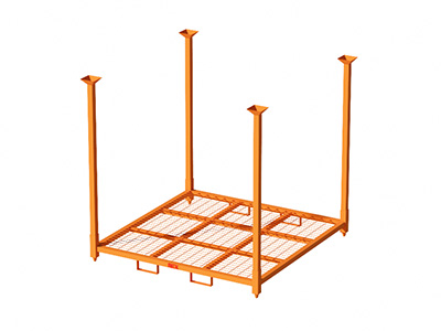 Post Pallet With Mesh