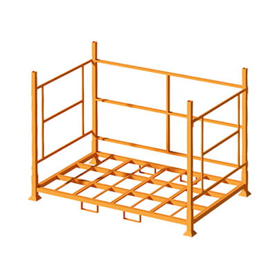 Post motorcycle tire rack