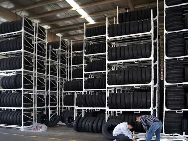 Saves Tire Warehouse Space