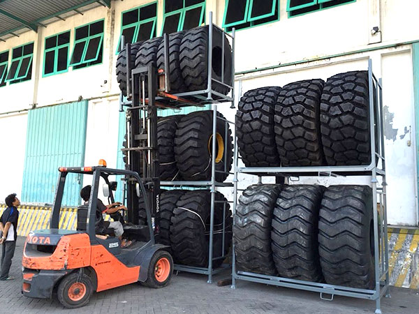 off Road Tires storage rack