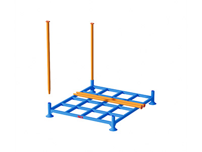 post fabric storage rack