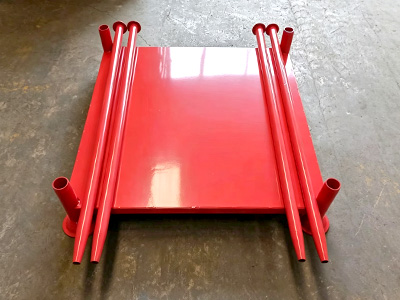 Detachable bulk bag rack