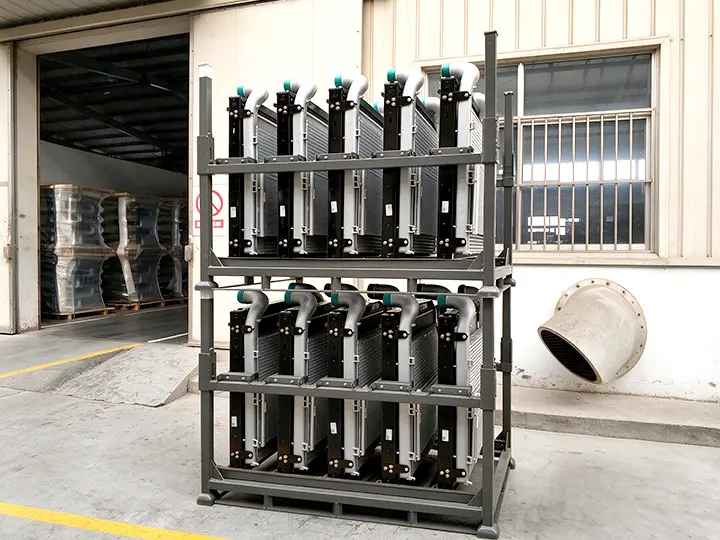Truck intercooler transport rack